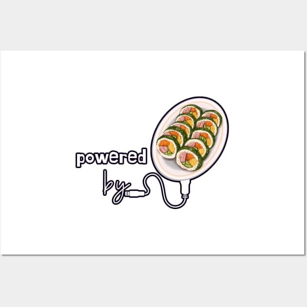 Powered by Gimbap Wall Art by leBoosh-Designs